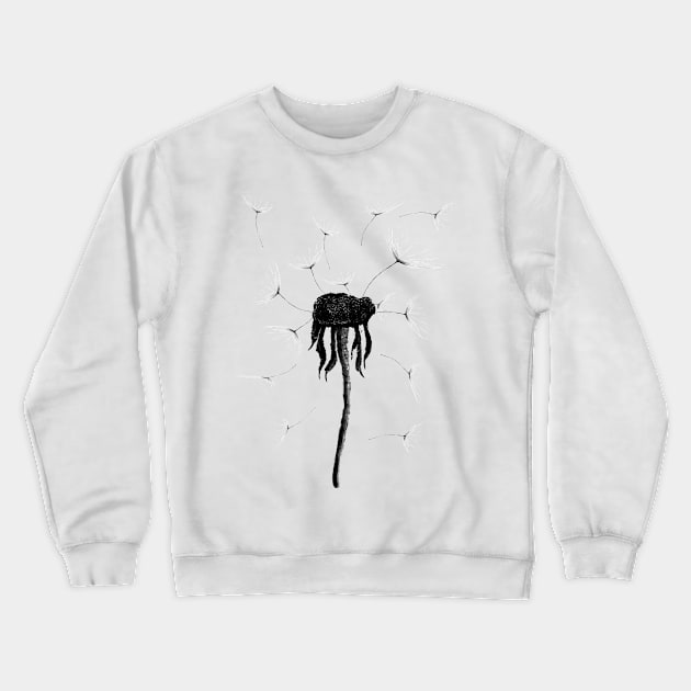 Dandelion Crewneck Sweatshirt by msmart